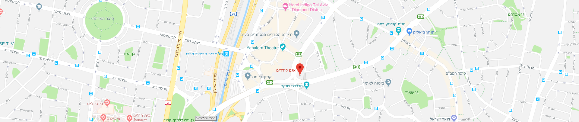 מפת הגעה לאגם לידרים